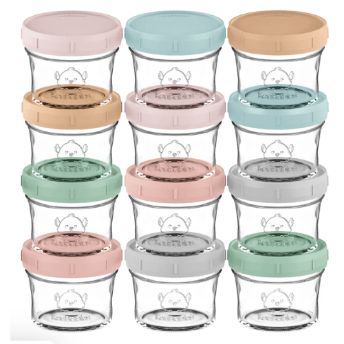 Prep Jars Baby Food Storage Glass Containers