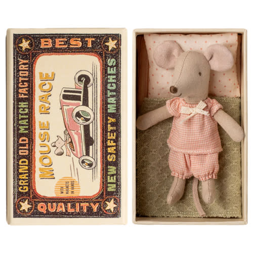 Little sister mouse in matchbox - Maileg USA