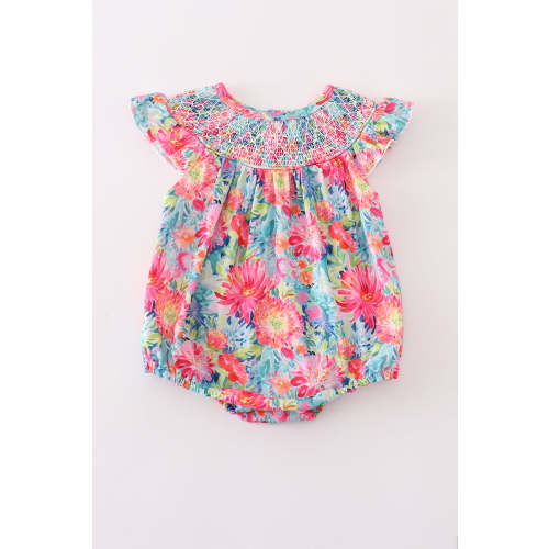Sunshine garden smocked bubble