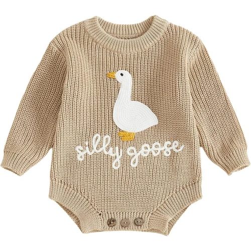 Goose Sweater Romper