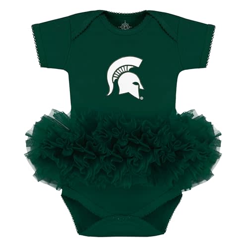 Creative Knitwear College Baby Tutu Bodysuit Dress-Team Logo, Multiple Colors, for Girls (0-12 Months)