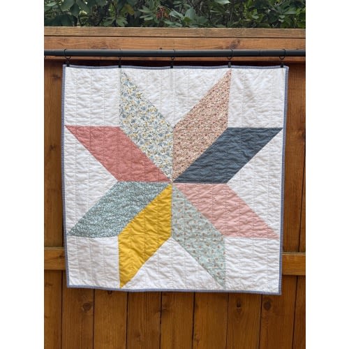 Baby Quilt - Lap Throw - Play Mat - Baby Shower Gift - Nursery Decor - Stroller Blanket