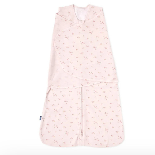Pink Floral Cotton Swaddle Newborn | HALO