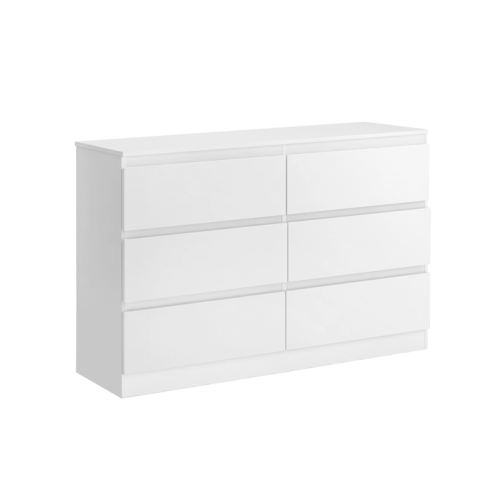 Artiss 6 Chest of Drawers Storage Cabinet - White