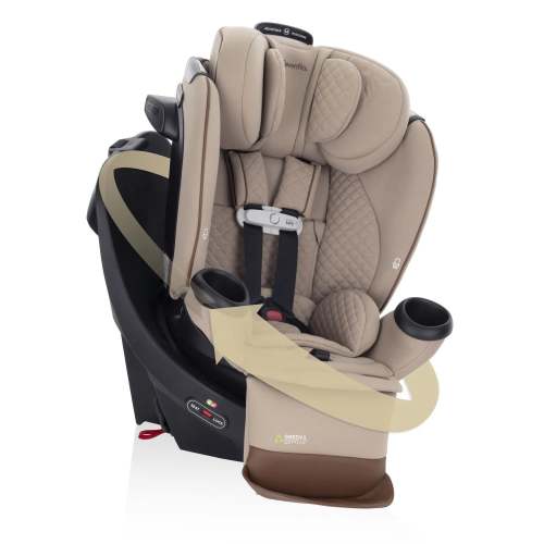Evenflo Revolve360 Extend All-in-one Rotating Car Seat - Travertine