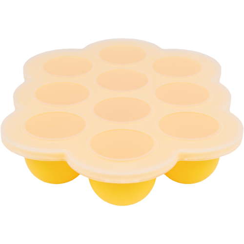 WeeSprout Silicone Baby Food Freezer Tray with Clip-on Lid (Ten 1.5 Ounce Sections)