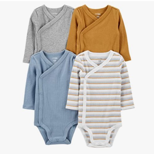 Simple Joys by Carter's unisex-baby 4-pack Side Snap Bodysuit