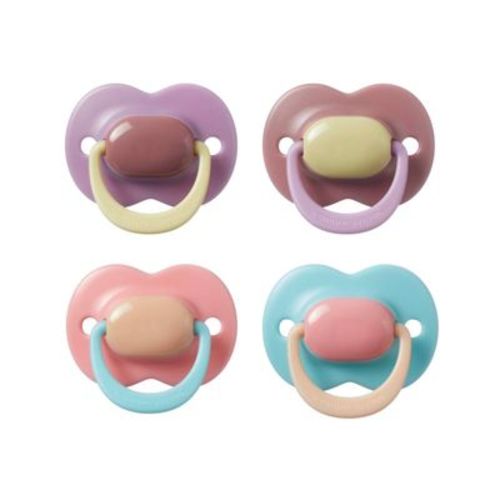Tommee Tippee Ultimate Fit Pacifier 18-36m - Purple/Light Blue/Mauve - 4pk