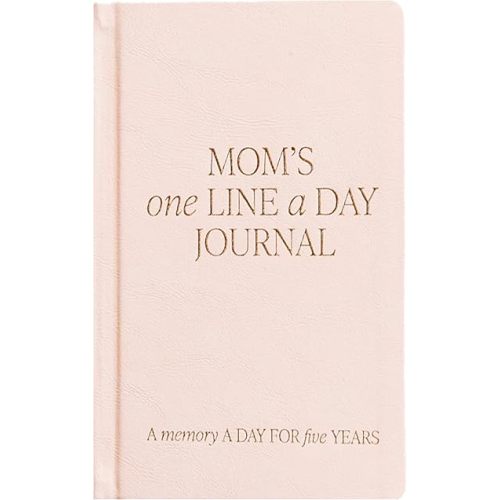 Sweet Water Decor Mom's One Line A Day Journal - Daily Memory Keepsake Book For Moms - Undated 366 Lined Pages To Write Down Memories, Special Moments, and More - Mother's Day and Baby Shower Gifts for Moms