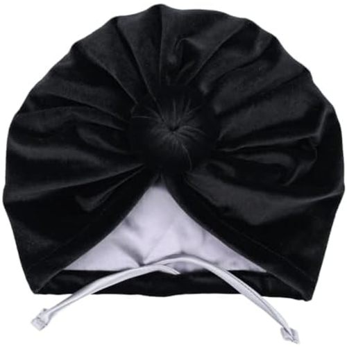 Silky Satin Lined Turban Hat for Babies Infant Toddler Girls Boys Bonnet Newborn Cotton Beanie Little Kids Shower Caps