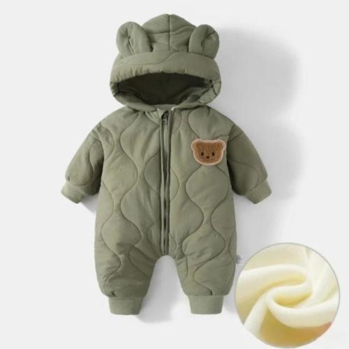 Toddler Unisex Playful Hooded Jumpsuit