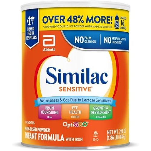Similac Sensitive Baby Formula Powder for Lactose Sensitivity