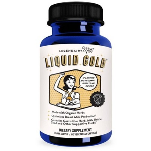 Legendairy Milk Liquid Gold Lactation Vegan Supplement - 60 Capsules