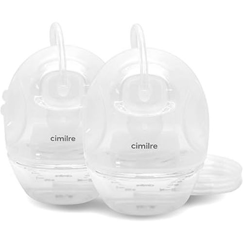 Hands‑Free Milk Collection Cups – Wearable Breast Milk Collection Cups with Flanges & Inserts – Storage Collector for Pumping & Breastfeeding – BPA/BPS/Phthalate Free