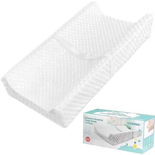 YENING Soft Baby Changing Pad for Dresser Diaper Changing Table Mattress with Cover for Babies and Toddlers Waterproof White