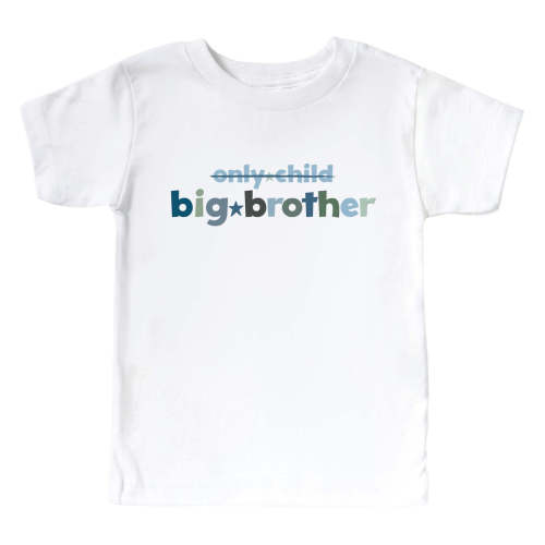 Only Child Kids Graphic Tee | White