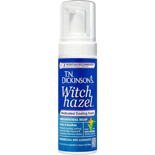 T.N. Dickinson's Medicated Cooling Foam with Witch Hazel | 5 Fl Oz