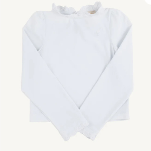 Winnie's Wave Spotter Swim Shirt (UPF 35+) - Worth Avenue White