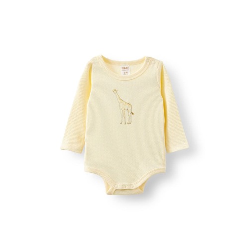 Organic Pointelle Long Sleeve Bubbysuit, 0-3M