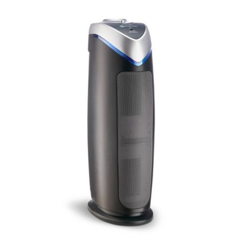 Germ Guardian Air Purifier with HEPA Filter and UVC Black: Germicidal UV, Carbon Filter, 3 Settings, 500-800 sq. ft. Coverage