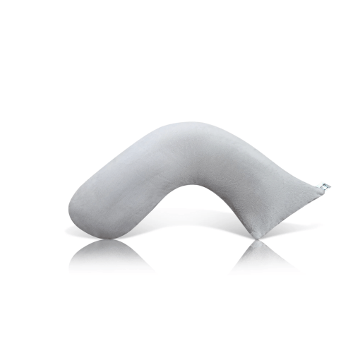 Nursing Pillow - Grey Plush | Reduces Back Pain & Improves Latch - Luna Lullaby
