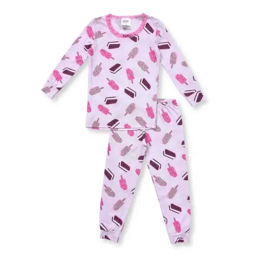 Esme Pink Crunch Bar PJ Set