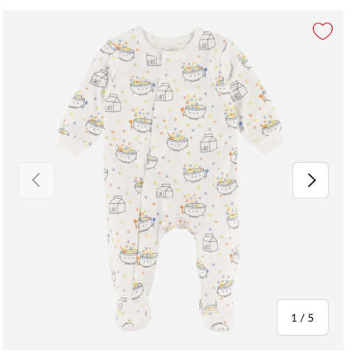 Pyjama Magnétique Céréales 0-3