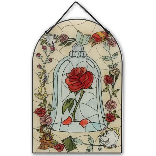 Disney Beauty and the Beast Enchanted Rose Hanging Acrylic Wall Decor