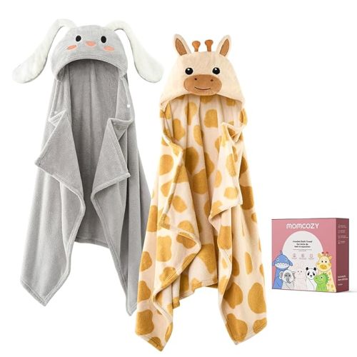 Momcozy Baby Bath Towels (Large Size,2 Pack)