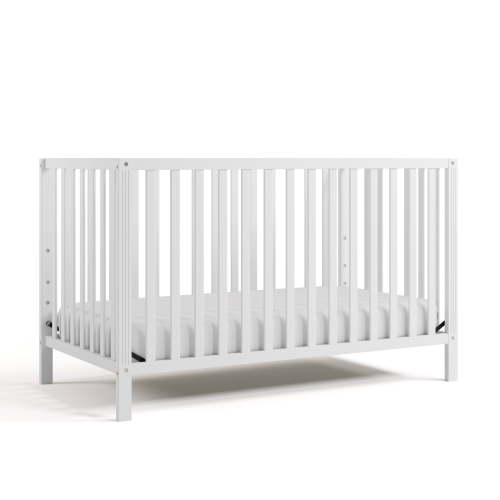 Storkcraft Morningside 5-in-1 Convertible Baby Crib, White