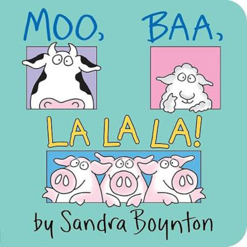Moo, Baa, La La La!: Oversized Lap Board Book