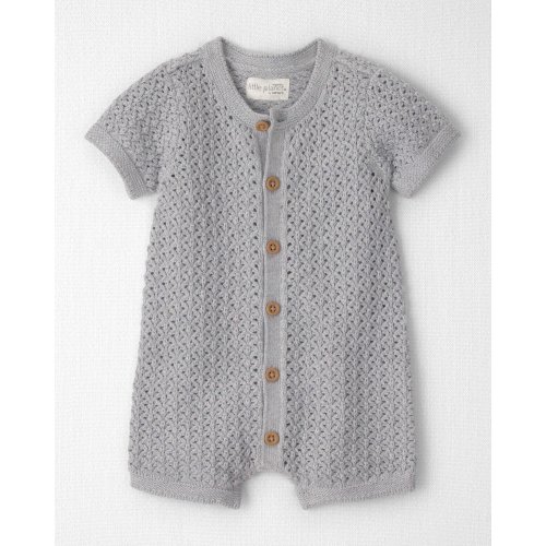 Baby Organic Cotton Sweater Knit Romper - Little Planet | Carter's