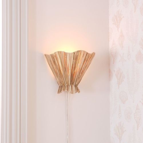 Josie Raffia Sconce (9")
