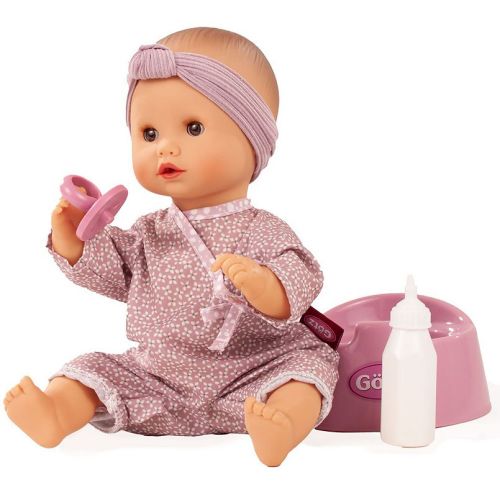 Gotz Sleepy Aquini Soft Mood 13" Drink & Wet Bath Baby Girl Doll