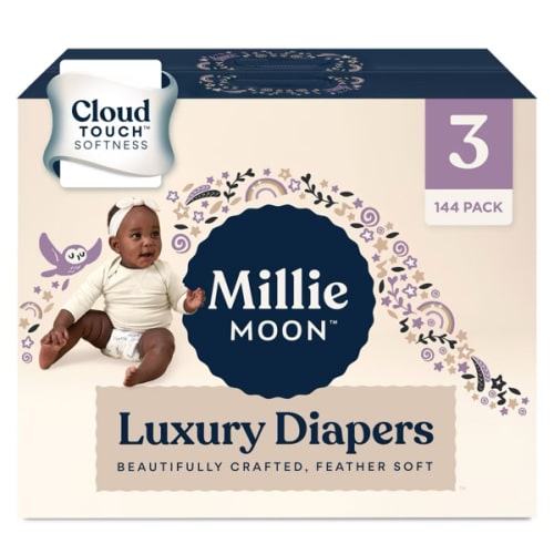 Size 3 - Millie Moon Luxury Disposable Diapers - (Select Size and Count)