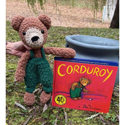 Crocheted Corduroy Lovey