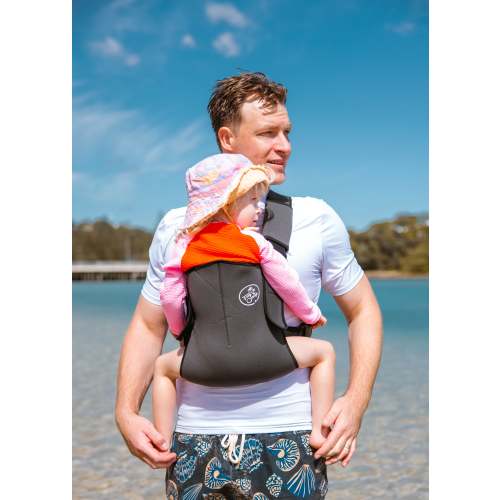 THE EXPLORER Wetsuit Baby Carrier - CARBON GREY