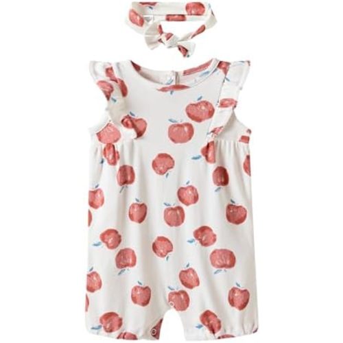 Baby Girl Romper, Sleeveless