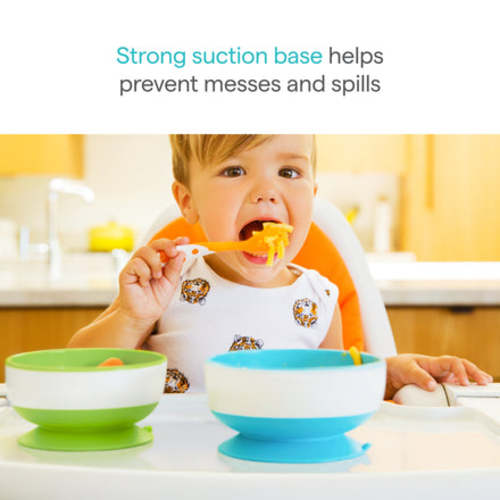 Stay Put Suction Bowls, 3pk | Munchkin