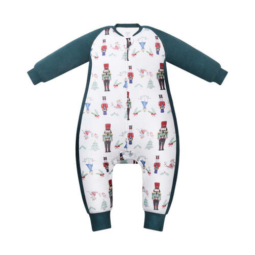 Bamboo Jersey Long Sleeve Footed Sleep Bag - 2.5 TOG | Nest Designs
