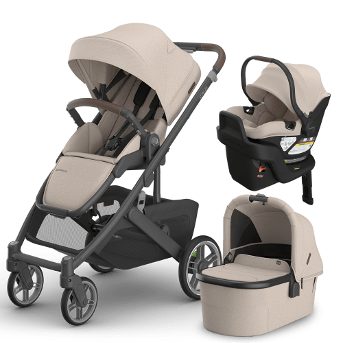 UPPAbaby Cruz V3 Stroller + Bassinet + Mesa/Aria Travel System