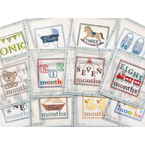 12 Month Milestone Canvas Collection - Full Color