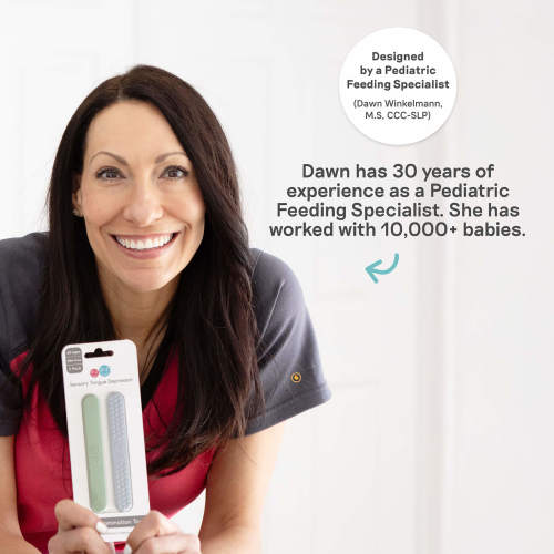 Baby-Led™ Toothbrush + Tongue Depressor – Simple Steps Market