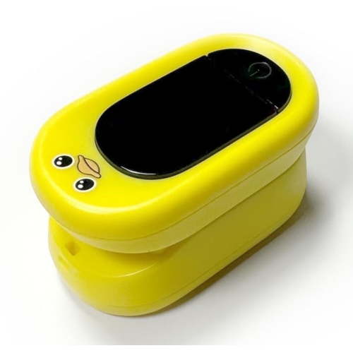 Med-Pat Portable Pediatric Fingertip Pulse Oximeter, Yellow