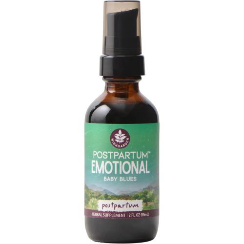 WishGarden Herbs Postpartum Emotional Baby Blues, Mood Tincture, 2oz