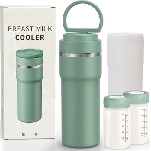 Xaproo 13oz Portable Breast Milk Cooler, 24H Ice-Free Cooling