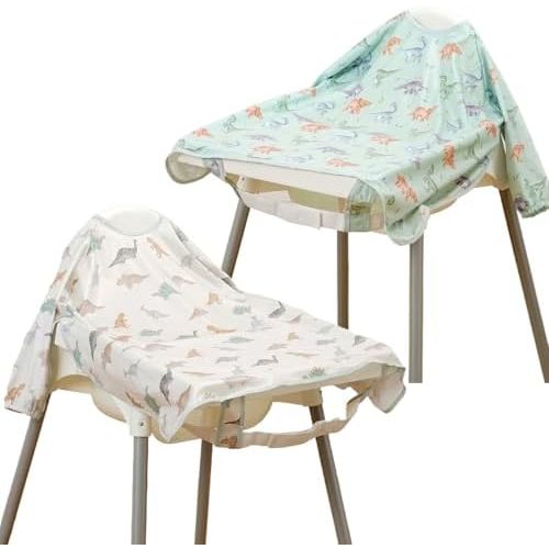 Happy Flute Long Sleeve Baby Bib-Mess Proof Baby Feeding Bibs with Adjustable Design for Babies during Eating or Highchair