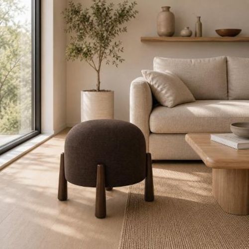 Mayfair Stackable Ottoman - Dark Brown Chenille