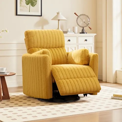 40" W Power Swivel and Rocker Recliner