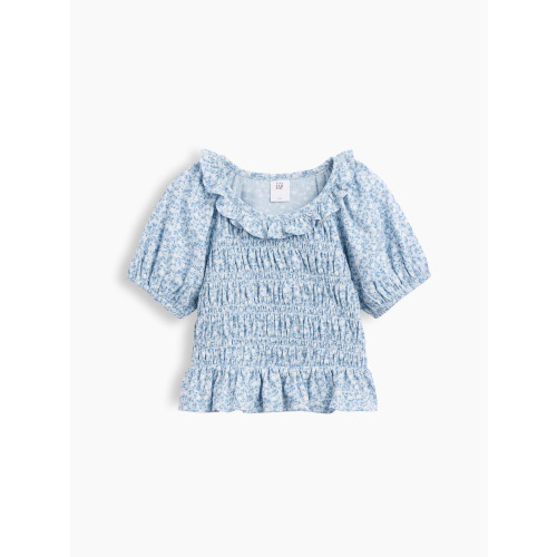 Baby & Toddler Smocked Peplum Top